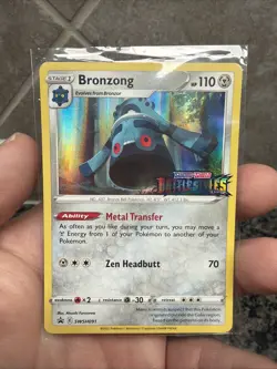 Bronzong (Prerelease) SWSH091 Holo Promo Sword & Shield Promo Pokemon English NM - Image 1