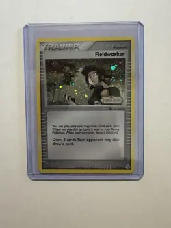 Pokemon Trainer Fieldworker 73/92 Legend Maker Stamped Holo Card 2006 - Image 1