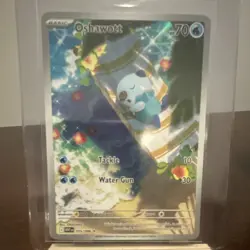 The Pokemon Company TCG Oshawott 105/086 Sv: White Flare IR Holo 70HP EN - Image 1