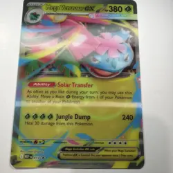 Pokemon Mega Venusaur ex MEP 013 lenticular card JUMBO / Over Size CARD - Image 1
