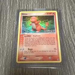2005 POKEMON EX DELTA SPECIES 37 DITTO [CHARMANDER]-REVERSE FOIL - Image 1
