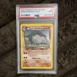 Pokemon Neo Destiny Dark Donphan Holo Rare PSA 9 Unlimited 3/105 2002 Card - Image 1