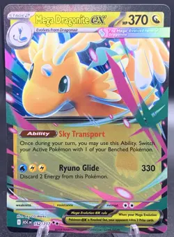 Mega Dragonite ex 152/217 Double Rare - Pokemon Ascended Heroes NM Pack Fresh - Image 1