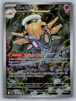 Shedinja 144/132 Illustration Rare Pokemon Mega Evolution NM - Image 1