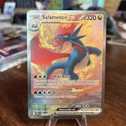 💥 Pokemon SALAMENCE EX 187/159 Journey Together Special Illustration Rare Holo - Image 1
