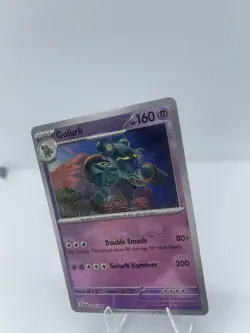 Pokemon Golurk Master Ball Pattern(right over fist) Black Bolt 043/086 Holo - Image 1