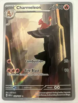 2023 Pokemon TCG Charmeleon 169/165 Scarlet & Violet 151 Illustration NM - TCCCX - Image 1