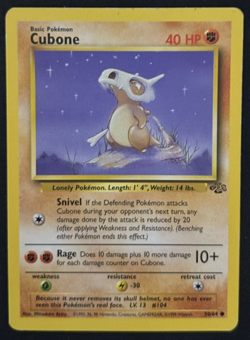 Cubone 50/64 (LP) Unlimited Common Jungle - Image 1