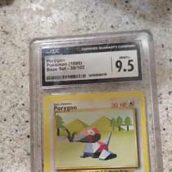 Wizards of the Coast CGC 9.5 Porygon 39/102 Base Set Uncommon (1999) EN - Image 1