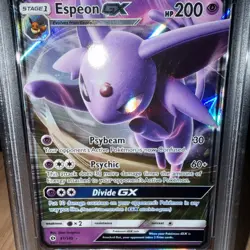 2017 Pokemon Sun & Moon Espeon GX #61/149 - PSA 6 EX-MT - Ultra Rare! 💜✨💎 - Image 3