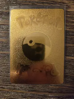 Pokemon Flareon VMAX GOLD Foil Fan Art Collector Card - 320 HP - Image 2