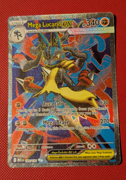 Pokemon TCG - Lucario ex - 160/132 Full Art - Mega Evolution Base NM - Image 1
