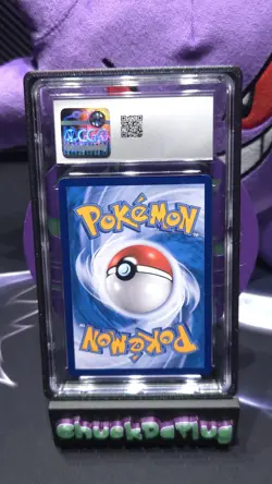 CGC 8 Pokemon Gengar & Mimikyu GX TAG TEAM 033/150 Chinese Holo 2023 - Image 2