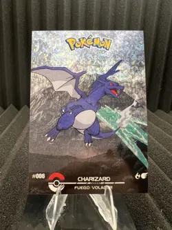 Charizard #6 - Cracked Ice Holo - Crystal Dark Black 2025 - Pokemon Card - Image 1