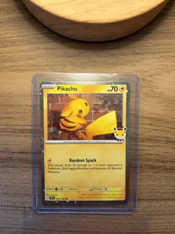 Pokemon Pikachu 2026 Pokemon Day Holo 30th Anniversary Stamped Promo 051/162 - Image 1