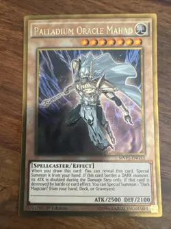 Palladium Oracle Mahad MVP1-ENG53 Gold Rare Light Play 1st Edition Yugioh - Image 1