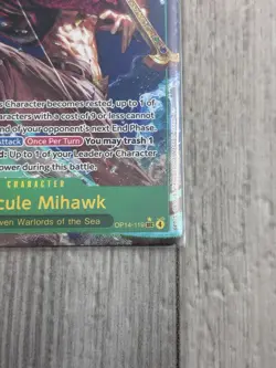 One Piece Dracule Mihawk - OP14-119 (Alternate Art) The Azure Sea's Seven Foil - Image 5
