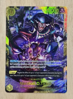 One Piece Card Game Marshall D. Teach OP16-119 SEC The Time of Battle - Image 1