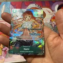 One Piece Card 2025 Nami Championship 25-26 Top Player Promo OP10-033 English - Image 2