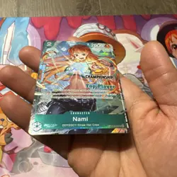 One Piece Card 2025 Nami Championship 25-26 Top Player Promo OP10-033 English - Image 3