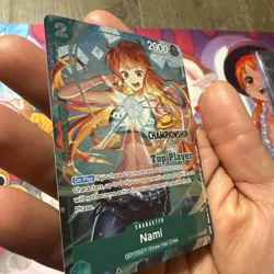 One Piece Card 2025 Nami Championship 25-26 Top Player Promo OP10-033 English - Image 4