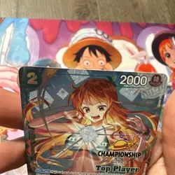 One Piece Card 2025 Nami Championship 25-26 Top Player Promo OP10-033 English - Image 5