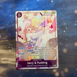 One Piece TCG English Sanji and Pudding Card EB02-035 - Image 1