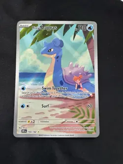 Misty's Lapras 194/182 Pokemon TCG Sv10: Destined Rivals Illustration Rare Holo - Image 1