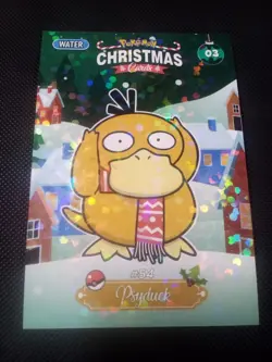 Pokemon 2024 Peru DKV Collectoons Christmas Set #3 Psyduck Holo US Seller - Image 1