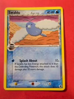 2006 Pokemon EX Dragon Frontiers #65 Swablu DS, C, NF/H, cd1 - Image 1