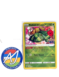Radiant Venusaur 004/078 Pokemon GO Holo - Image 1