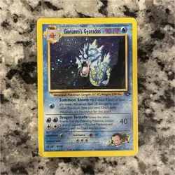 Giovanni's Gyarados 5/132 Gym Challenge Holo Rare 90 HP English Stage 1 - Image 1