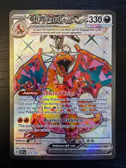 Pokemon - Charizard ex Ultra Rare - 215/197 - NM Raw - UR - Image 1