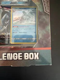 Pokemon Sun & Moon Burning Shadows Alolan Ninetales GX Challenge Box Factory 820650806438 - Image 3