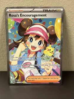 Rosa’s Encouragement SIR 123/088 - Pokemon Mega Evolution Perfect Order English - Image 1