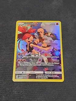 Pokemon Cosmic Eclipse "Torkoal" 237/236 / Secret Rare / Near Mint - Image 1