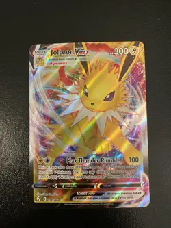 Pokemon TCG Jolteon VMAX Evolving Skies 051/203 Holo Ultra Rare - Image 1