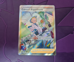 Pokemon Colress's Experiment Gg59/Gg70 Swsh: Crown Zenith: Galarian Gallery Holo - Image 1