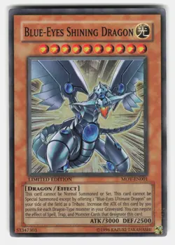 BLUE-EYES SHINING DRAGON Yu-Gi-Oh! The Movie Promo Set LIMITED - Yu-Gi-Oh - LP - Image 1