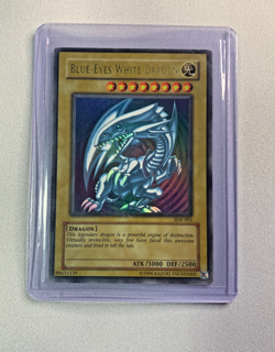 YuGiOh Blue-Eyes White Dragon SDK-001 Ultra Rare 2002 Vintage Original LP - Image 3