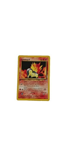 2000 Vintage Pokemon Neo Genesis 1st Edition Card 56 Cyndaquil NM Condition - Image 5