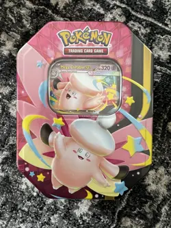 Pokemon Mega Moonlit Tin Mega Clefable EX NEW Sealed Trading Cards - Image 1