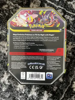Pokemon Mega Moonlit Tin Mega Clefable EX NEW Sealed Trading Cards - Image 2