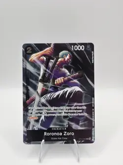 One Piece Roronoa Zoro Character Card OP15-094 Blocker 1000 Power - Image 1