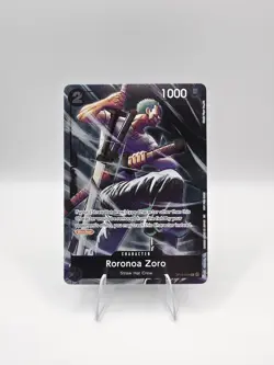 One Piece Roronoa Zoro Character Card OP15-094 Blocker 1000 Power - Image 2