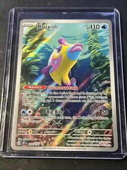 Pokemon TCG Surging Sparks Bruxish Illustration Rare Holo Card 200/191 - Image 1