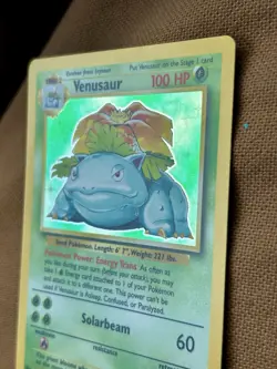 Venusaur (NEAR MINT) Base Set Holo Rare 15/102 1999-2000 WoTC Pokemon Card - Image 2