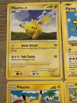 Lot of 8 Pikachu Pokemon Cards - Image 2