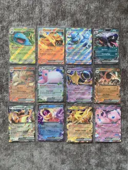 Pokemon 151 - Complete EX Card Bundle Set - All 12 Double Rare TCG English Cards - Image 1