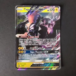 Pokemon Card TCG: Tapu Koko GX SM50 - SM Black Star Promos - Image 1
